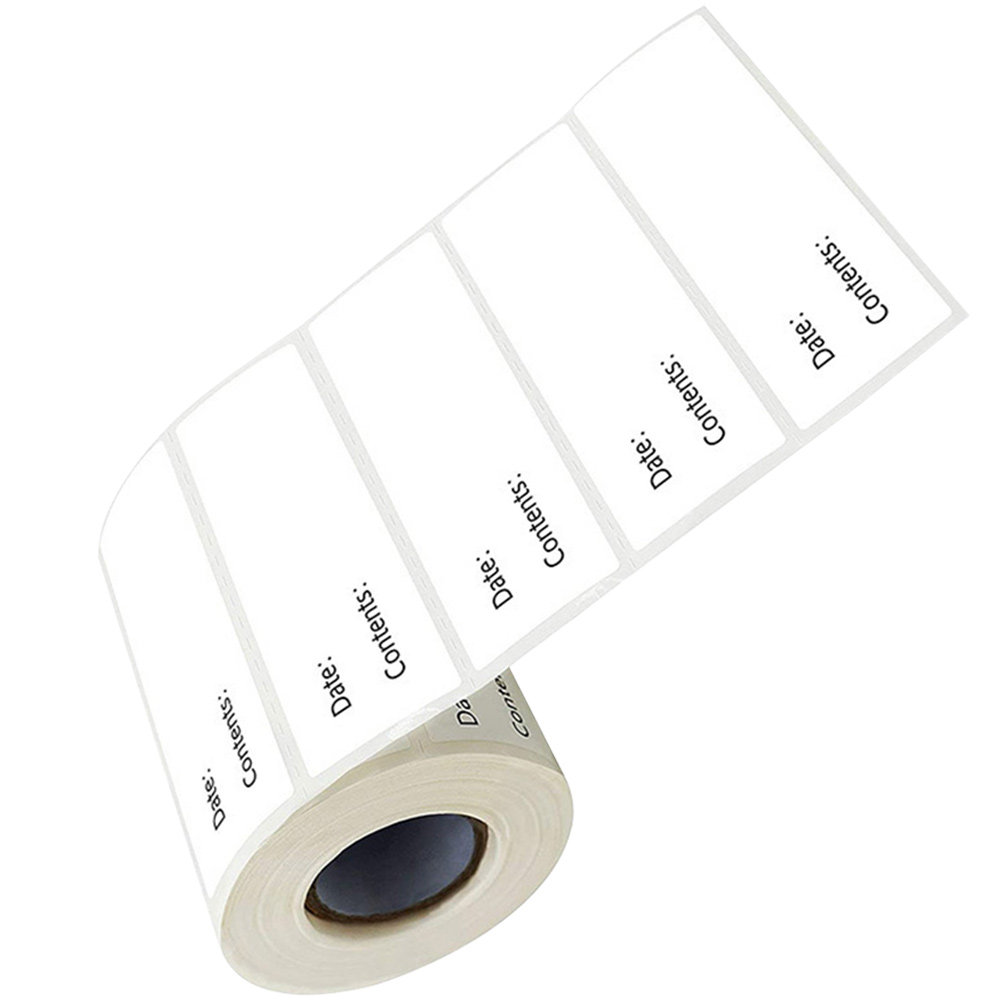 Food Storage Expiration Dates - 1 Roll Premium Food Labels for