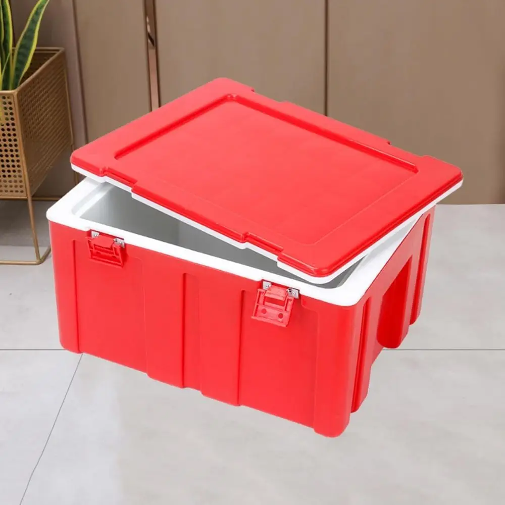 Food Storage For Camping - Rugged Outdoor Camping Cooler with Side
