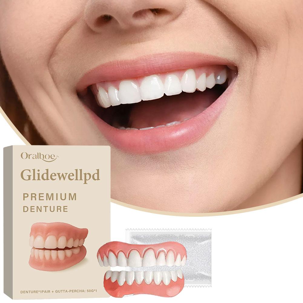 Food Storage Long Term - Reusable Denture Set for Aesthetic Smile