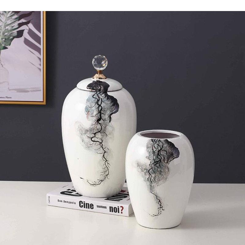 Food Storage Lidl - Crystal Cover Ginger jar Ceramic Storage