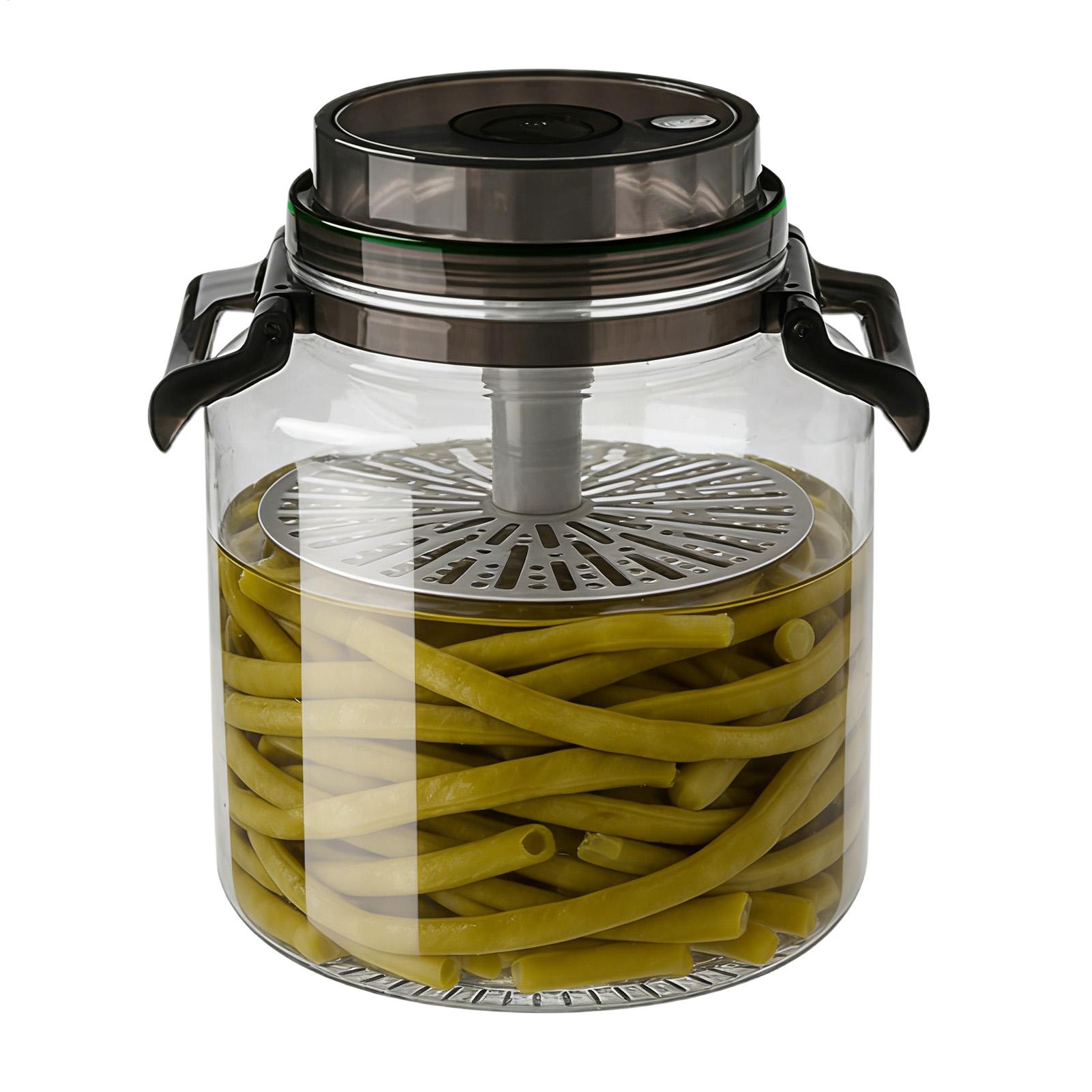 Food Storage Lidl - Pickle Jars with Lids 5L Round