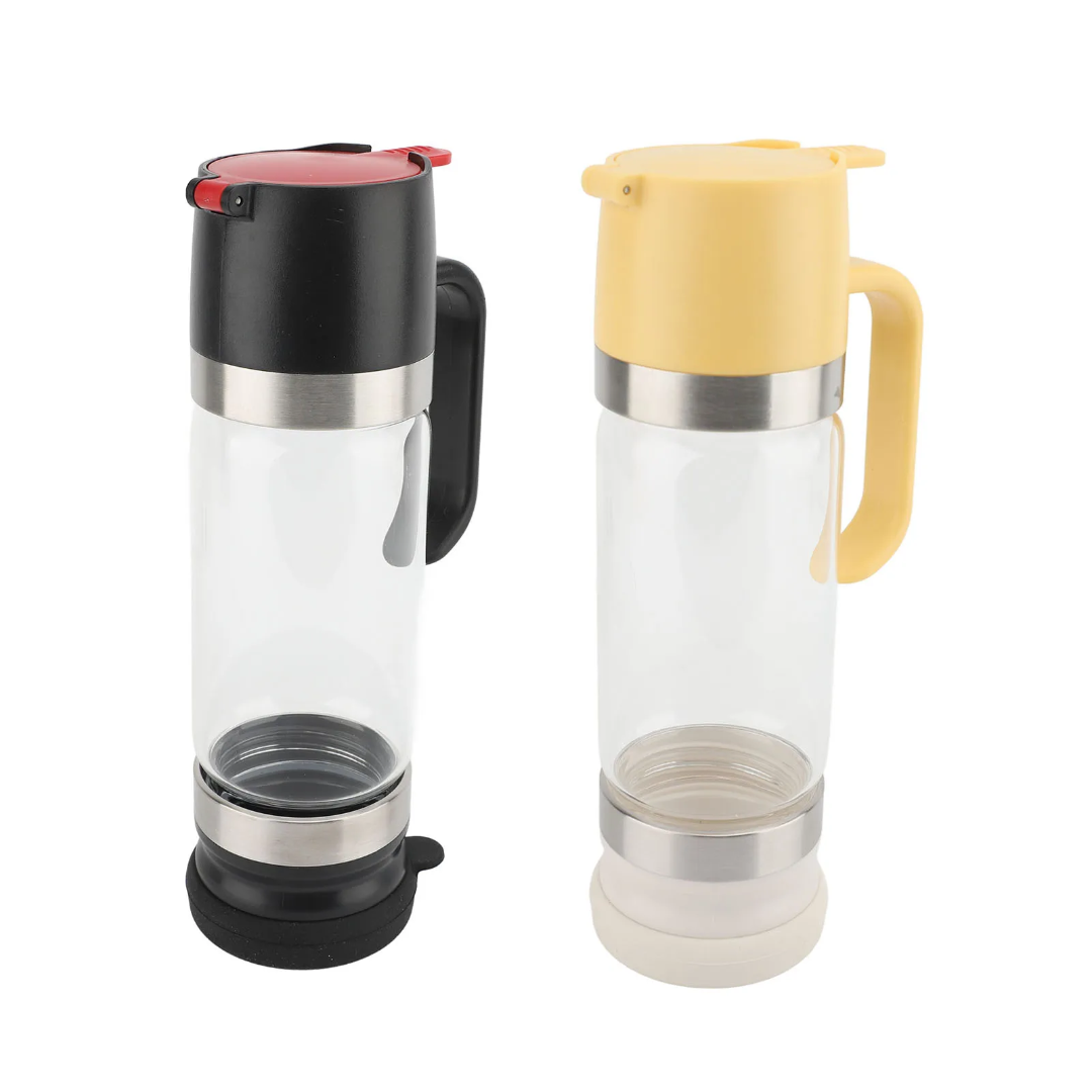 Herb Keeper Container - Honey Dispenser 350ml Clear Glass Syrup