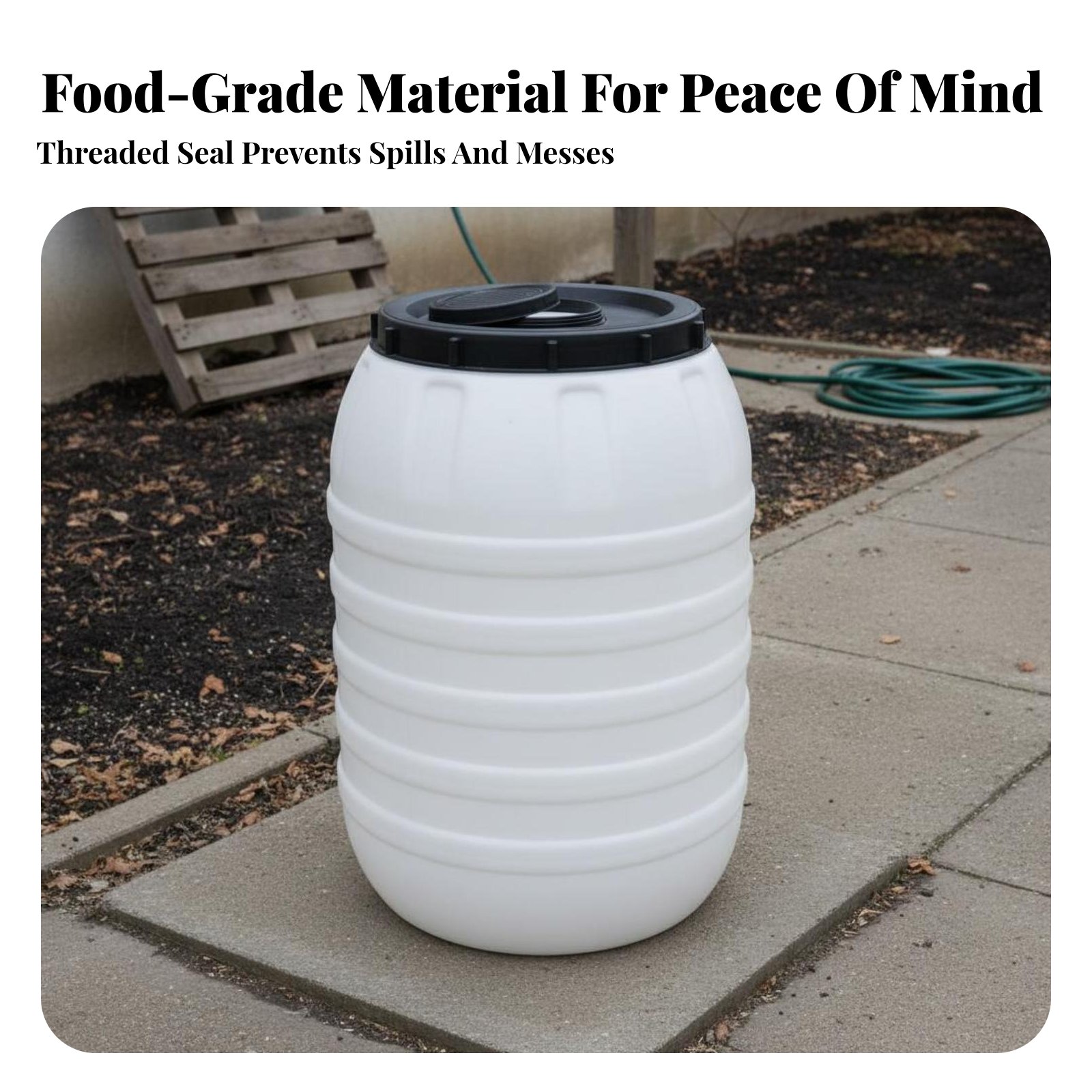 Food Grade Plastic Barrel Airt - đánh giá và giá Food Storage Lid