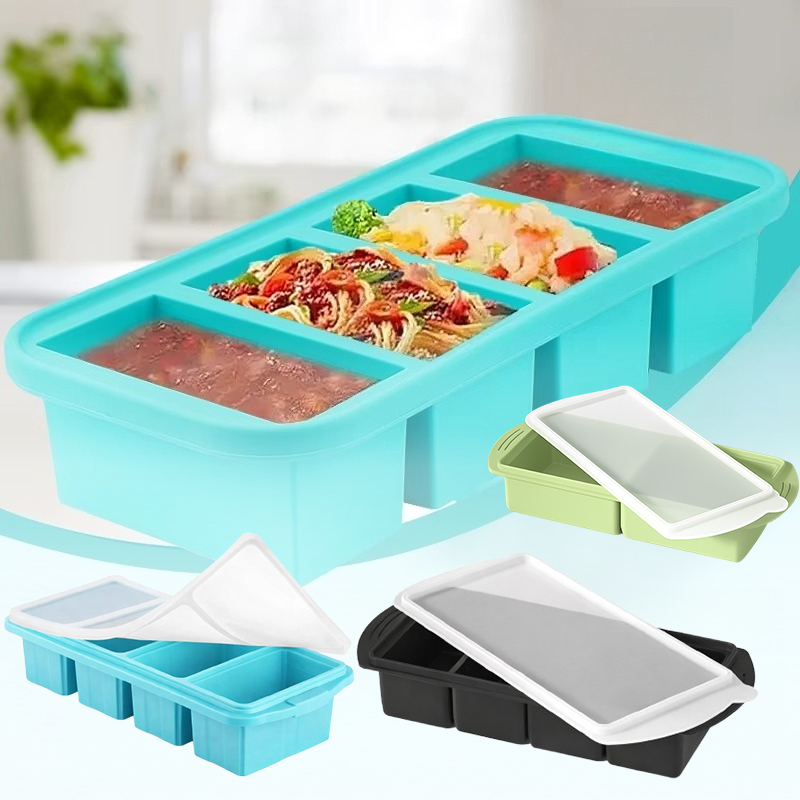 Large Silicone Ice Cube Mold w - đánh giá và giá Xl Food Storage Containers With Lids