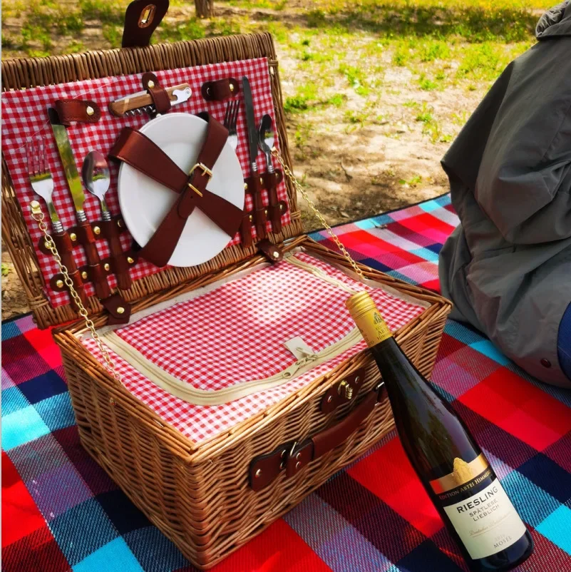 Family Outing Picnic Basket, O - đánh giá và giá Food Storage For Camping