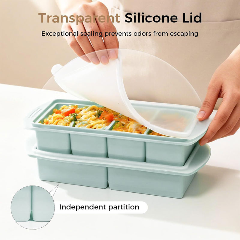 Silicone Freezer Tray With Lid - đánh giá và giá Xl Food Storage Containers With Lids
