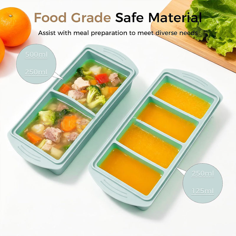 Silicone Freezer Tray With Lid - đánh giá và giá Xl Food Storage Containers With Lids