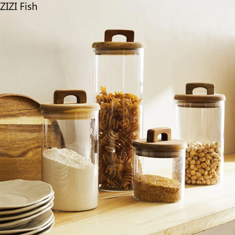 Wooden Lid Glass Storage Jar C - đánh giá và giá Food Storage Lidl