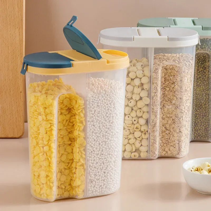 M/L Double Grid Cereals Jar Pl - đánh giá và giá Food Storage Lidl