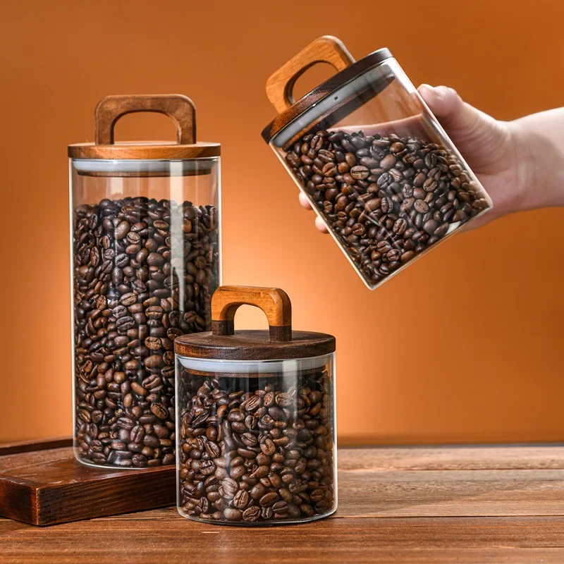 800-2100ml Wood Lid Glass Jar  - đánh giá và giá Food Storage Lidl