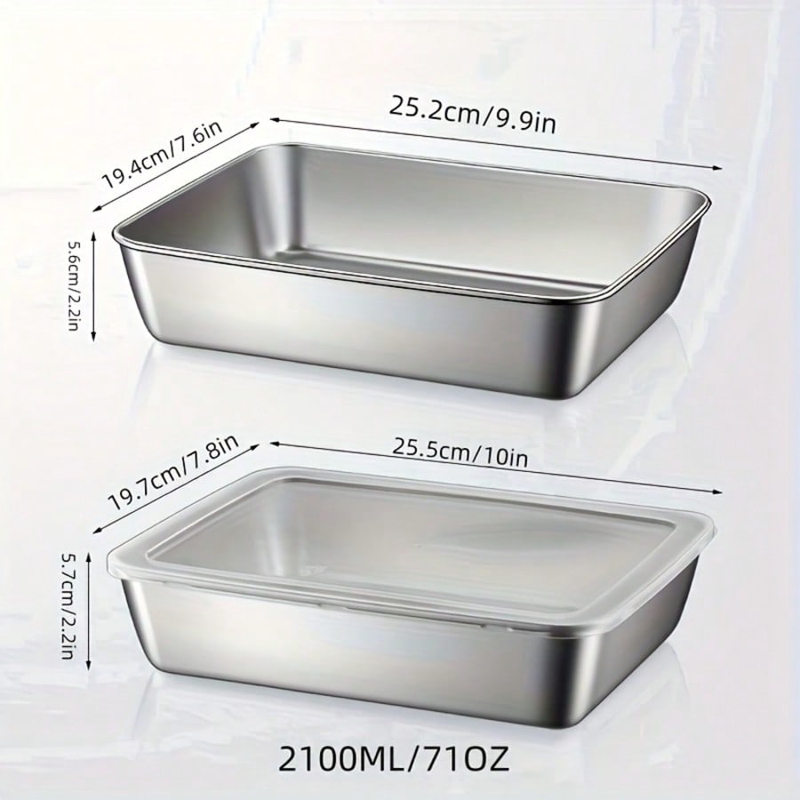 5-Piece Stainless Steel Food S - đánh giá và giá Xl Food Storage Containers With Lids