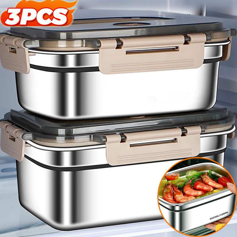 Large Capacity Bento Box  Stai - đánh giá và giá Stainless Lunch Box