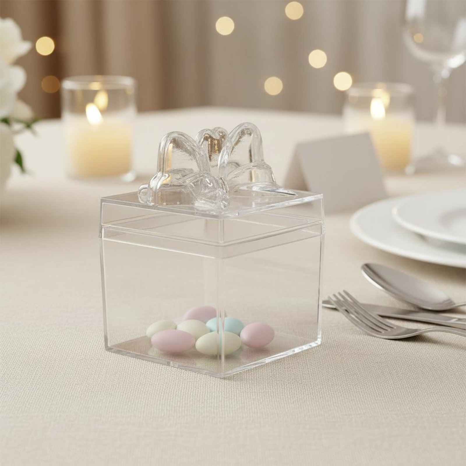 Clear Plastic Candy Box with R - đánh giá và giá Food Storage And