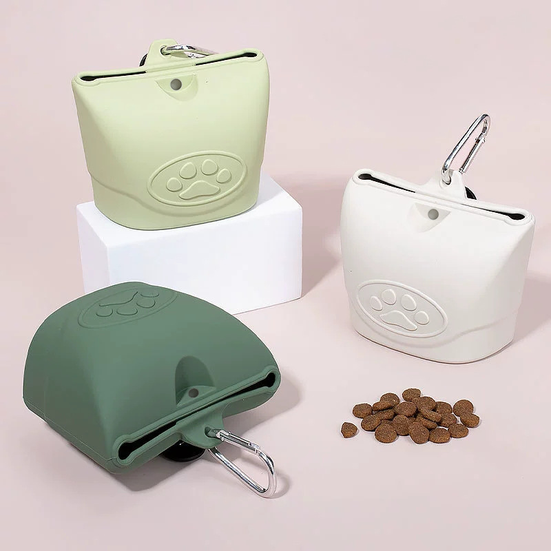Outdoor Portable Dog Training  - đánh giá và giá Food Storage Silicone Bags