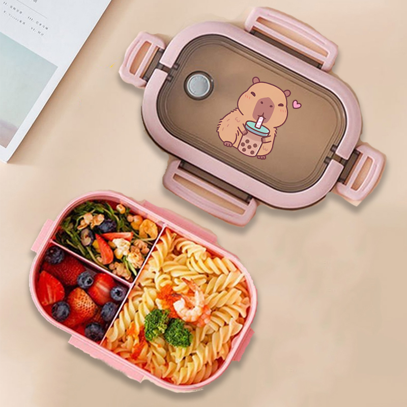 Capybara Bento Lunch Box Anime - đánh giá và giá Food Storage And