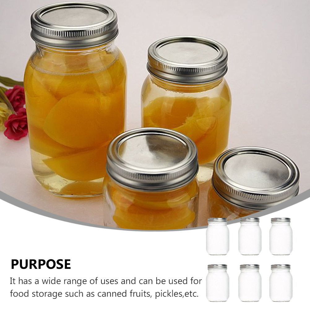 6Pcs Transparent Round Glass J - đánh giá và giá Food Storage Lid