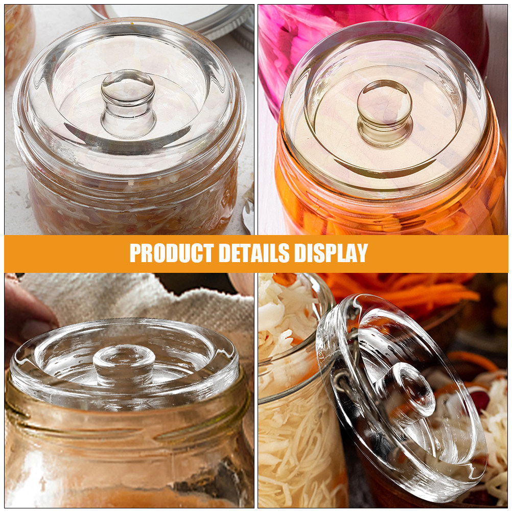 4Pcs Clear Fermenting Weights  - đánh giá và giá Mason Jar Wide Mouth