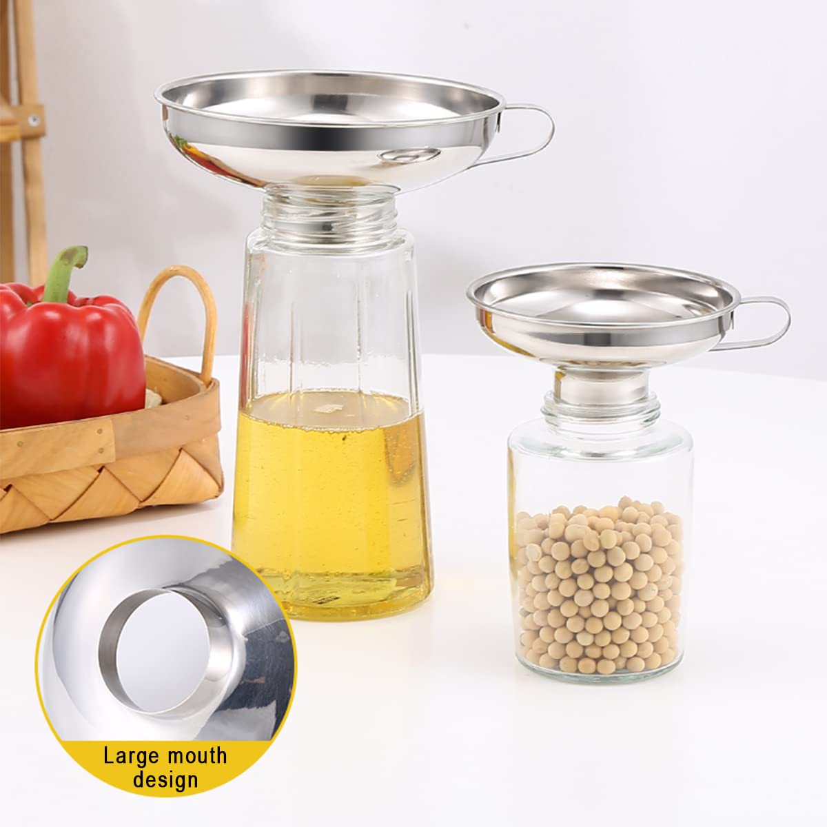 Stainless Steel Funnel Canning - đánh giá và giá Mason Jar Wide Mouth