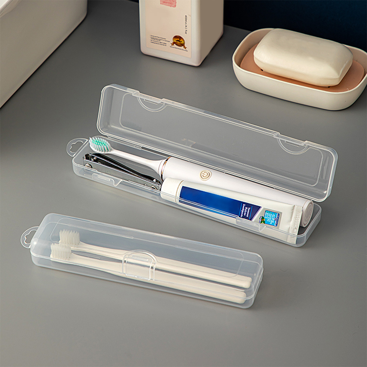 WORTHBUY Toothbrush Box Transp - đánh giá và giá Food Storage Quart