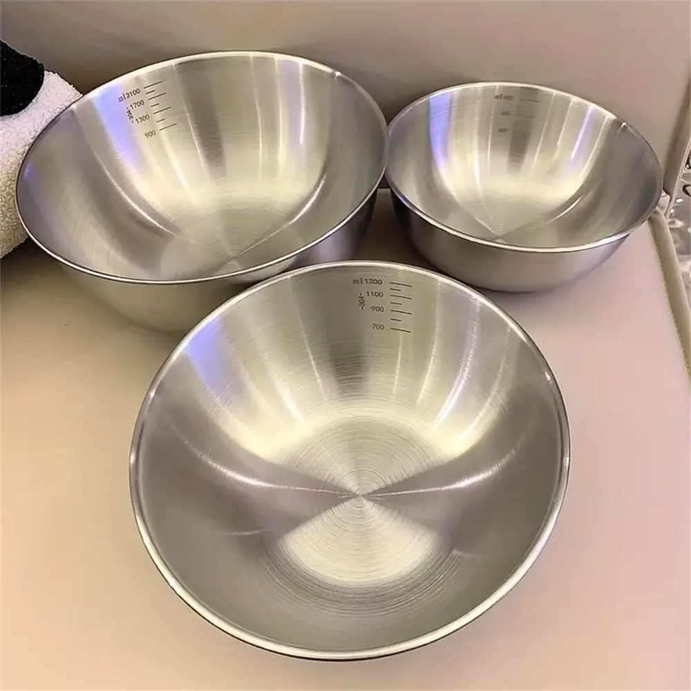 1-3 Stainless Steel Bowl Set w - đánh giá và giá Food Storage In Stainless Steel