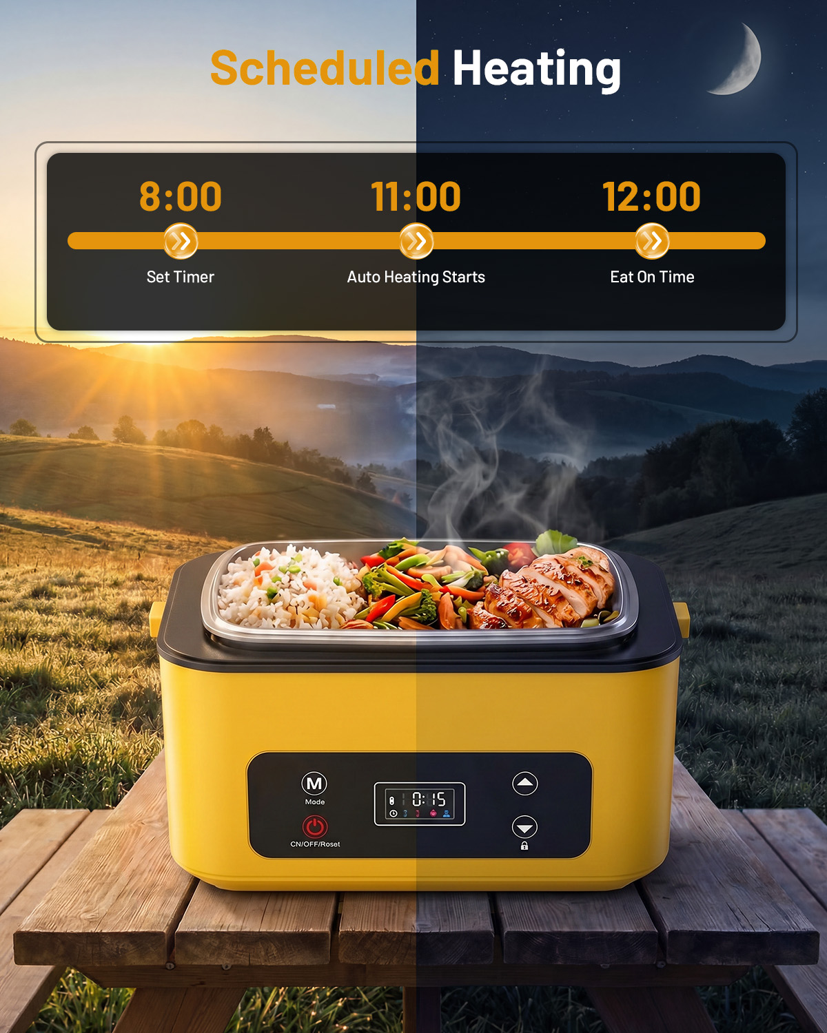 TaskStar Portable Heated Lunch - đánh giá và giá Food Storage For Camping