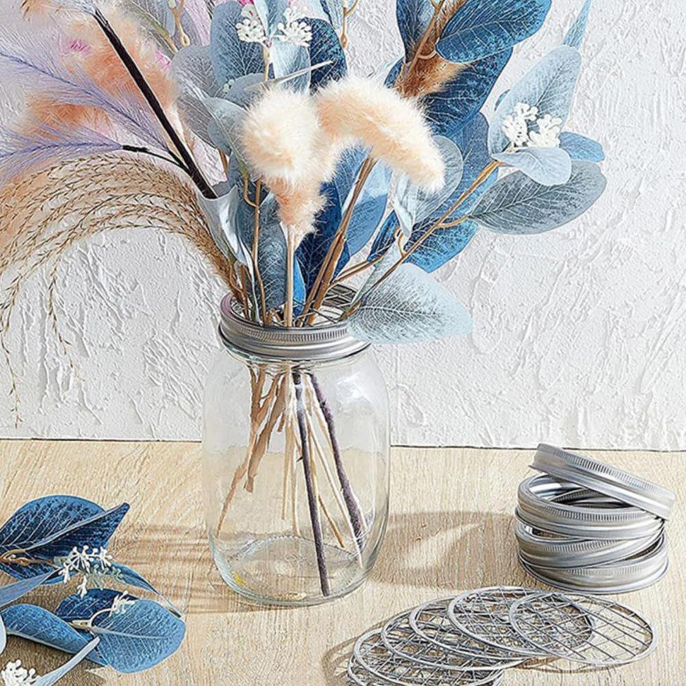Metal Mason Jar Flower Lid Ins - đánh giá và giá Mason Jar Wide Mouth