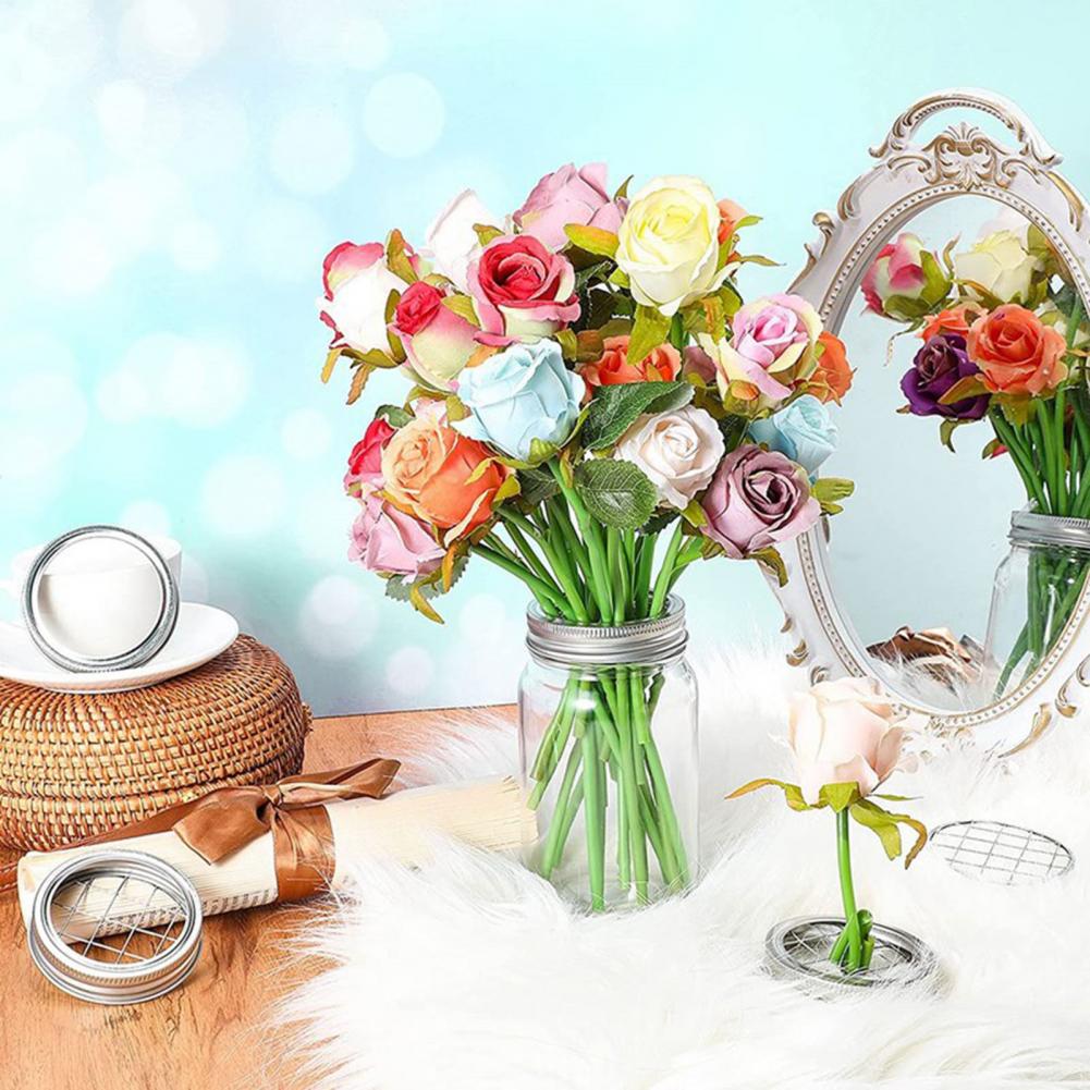 Metal Mason Jar Flower Lid Ins - đánh giá và giá Mason Jar Wide Mouth