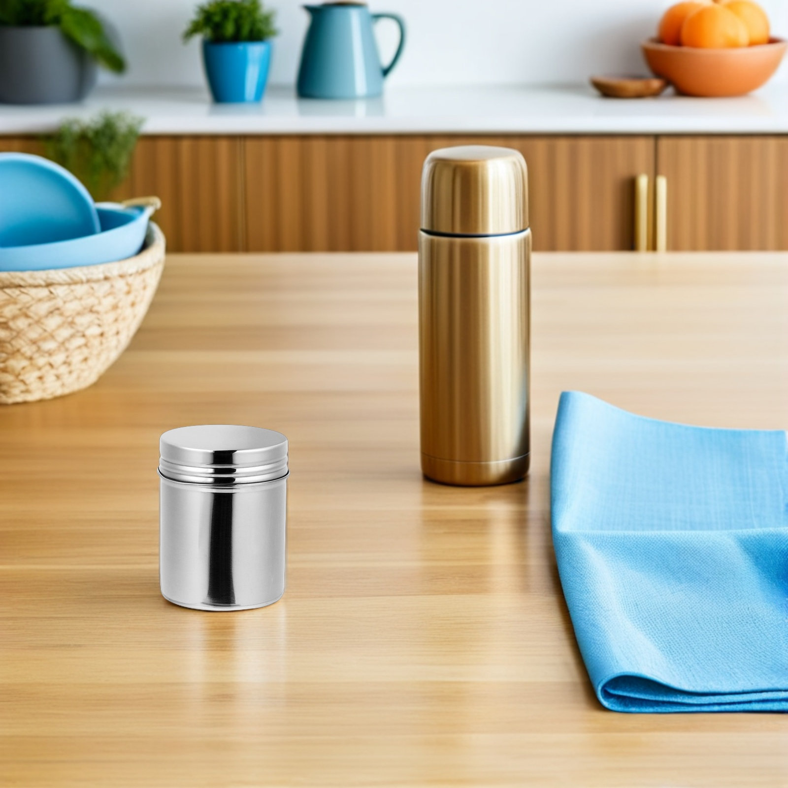 2Pcs Stainless Steel Canisters - đánh giá và giá Food Storage In Stainless Steel