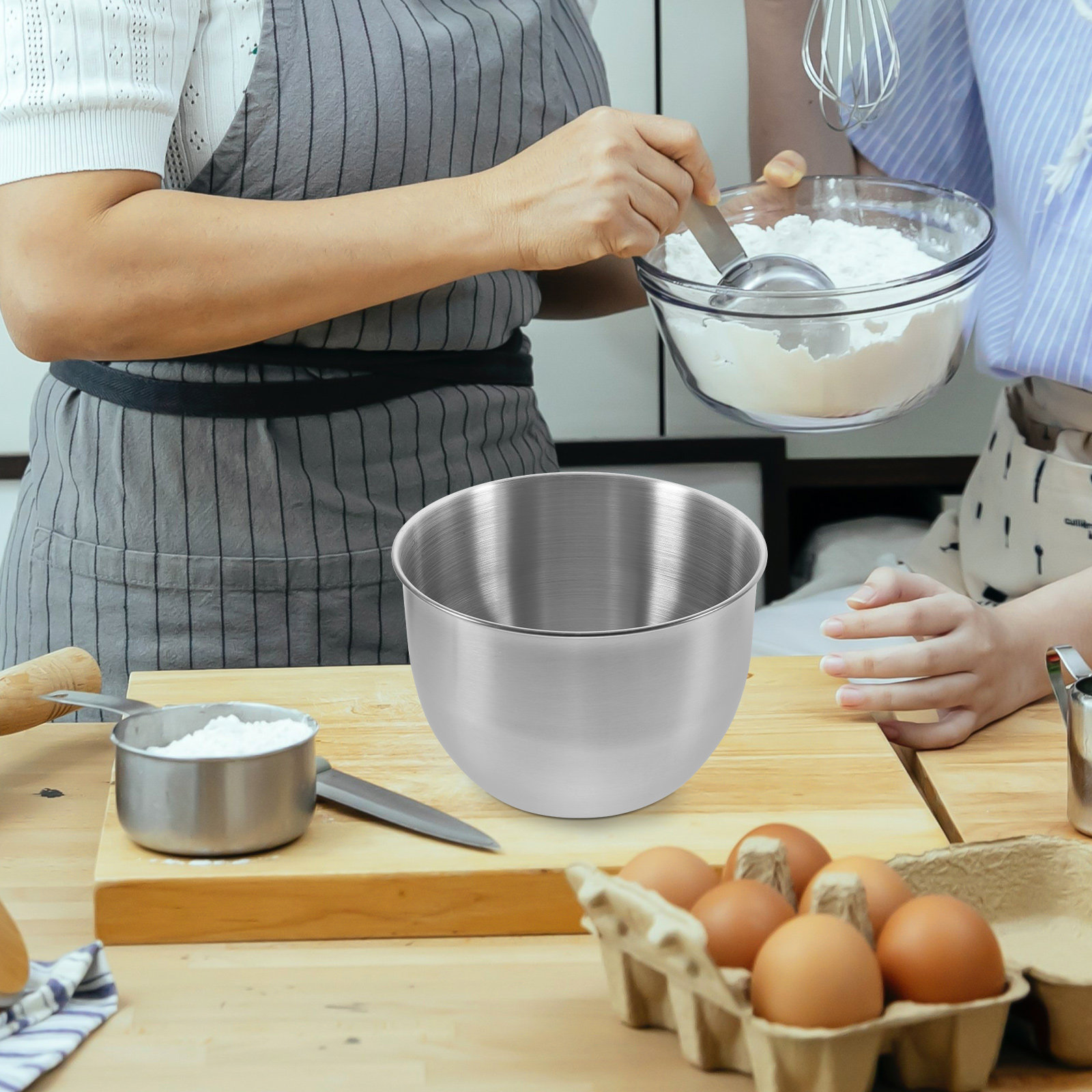 Deep Stainless Steel Mixing Bo - đánh giá và giá Food Storage In Stainless Steel
