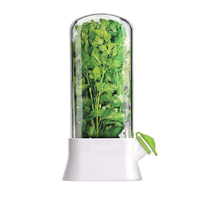 Refrigerator Herb Crisper Save - đánh giá và giá Herb Keeper Container
