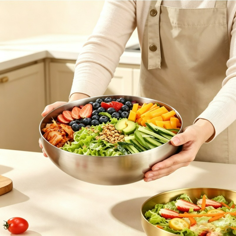 Stainless Steel Mixing Bowls M - đánh giá và giá Food Storage In Stainless Steel