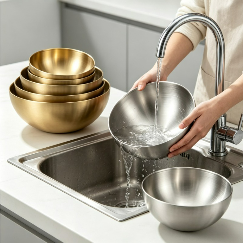 Stainless Steel Mixing Bowls M - đánh giá và giá Food Storage In Stainless Steel